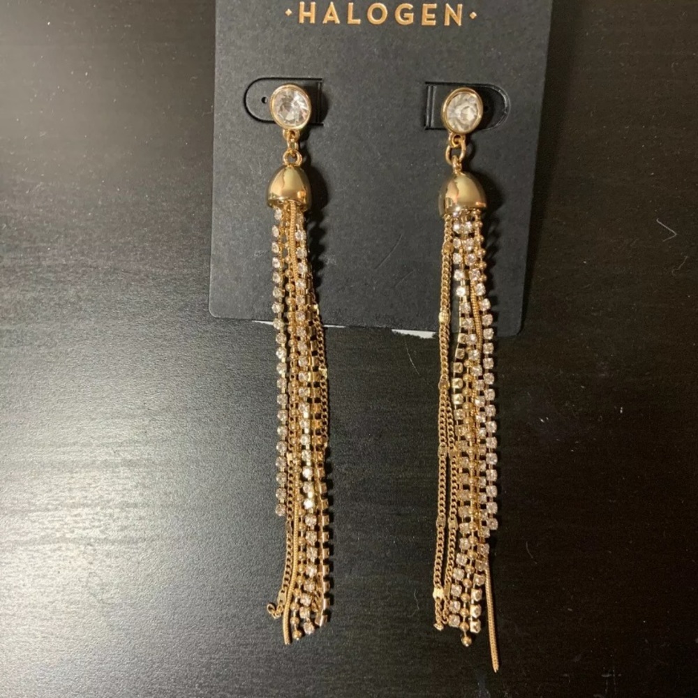 New Halogen Gold Earings